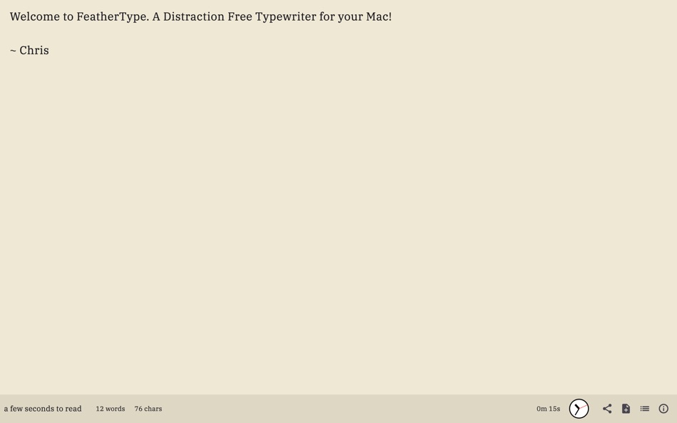 FeatherType (macOS) Podle: Christopher Zenzel