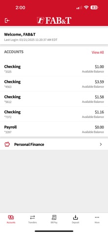 FAB&T Mobile for iPhone Screenshot 3 of 6