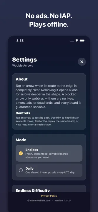 Wobble Arrows - Unblock Puzzle screenshot 6