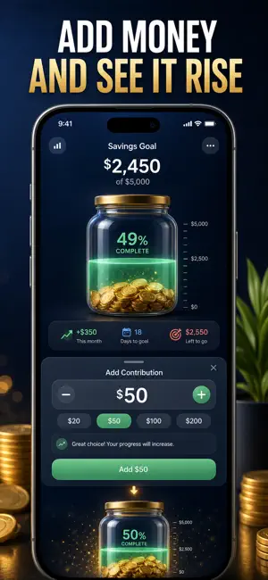Savings Jar: Goal Tracker screenshot 3
