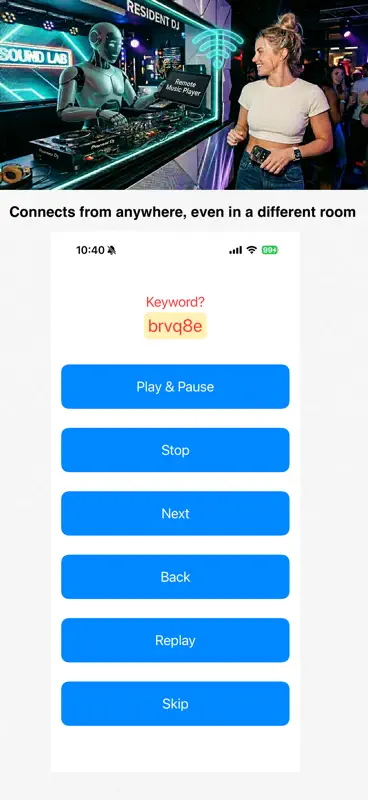 Remote Music Controller on Web screenshot 3 of 5