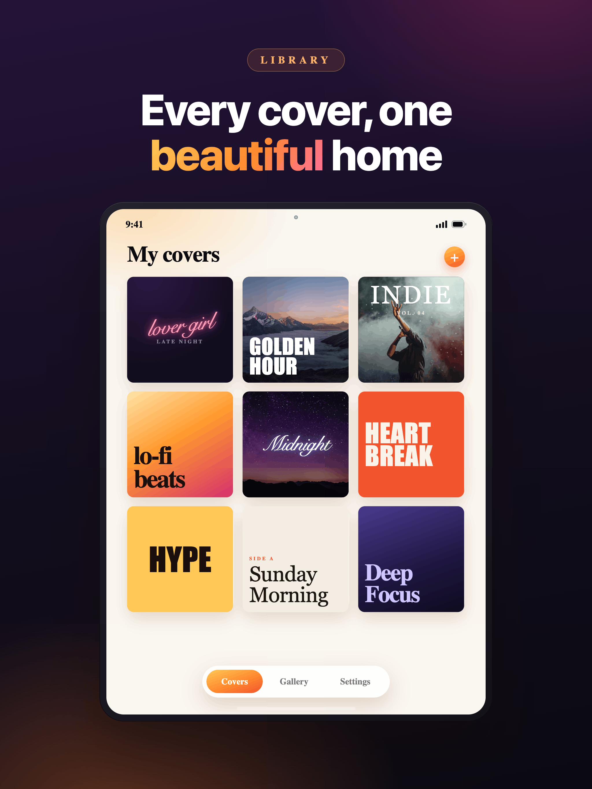 Lunex: Album & Playlist Cover