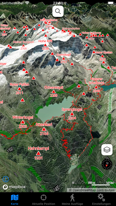 Screenshot #1 pour Wanderkarte Österreich