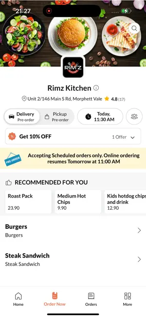 Rimz Kitchen screenshot 2