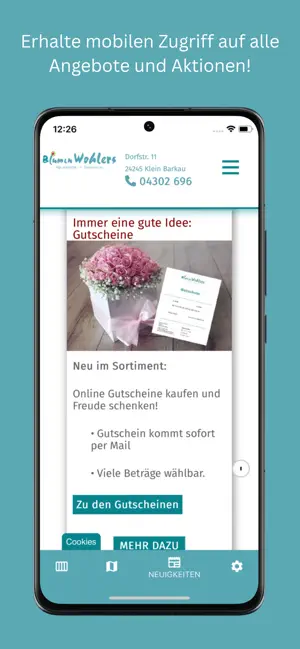 Blumen Wohlers screenshot 3