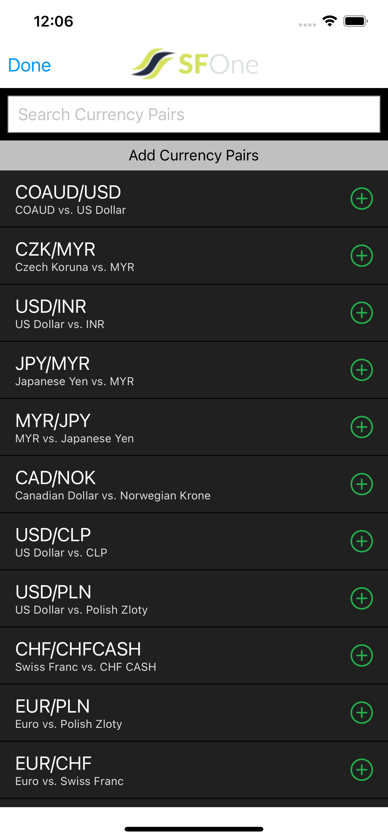 SFOne FX Trader