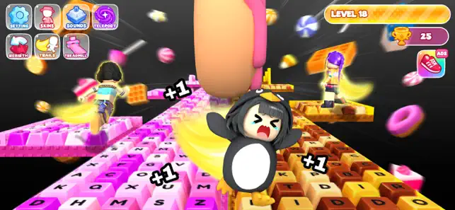 Keyboard ASMR: Speed Escape iPhone screenshot 2