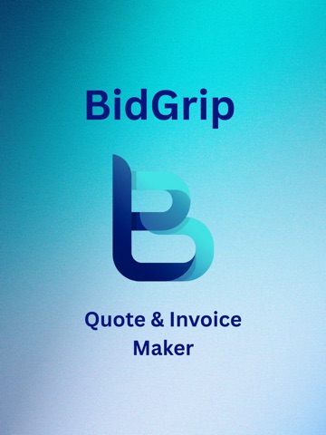 BidGrip: Quote & Invoice Maker iPad screenshot