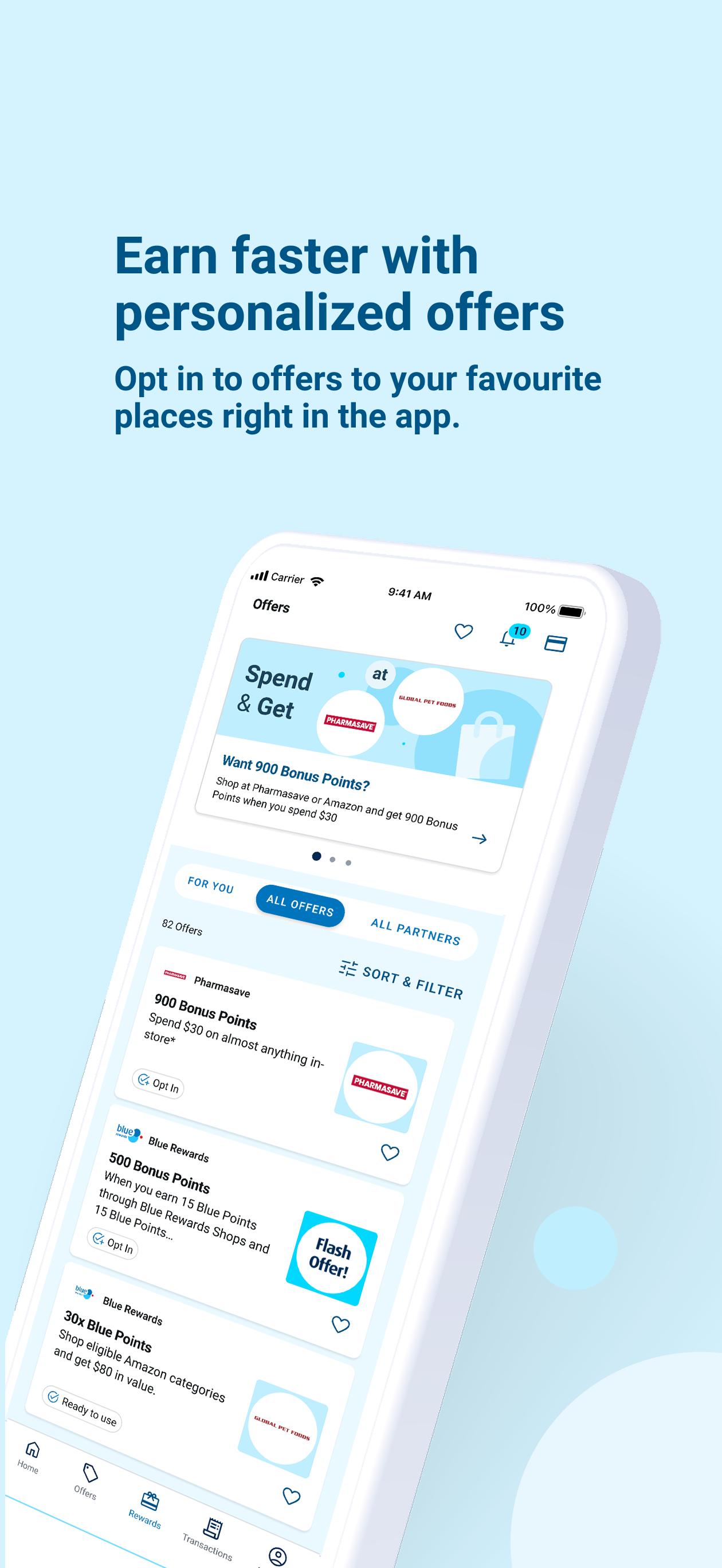 Blue Rewards screenshot 2