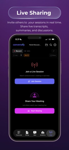 Conversely App screenshot