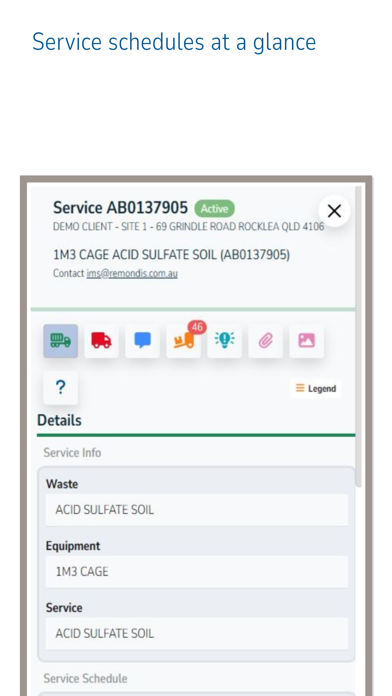 REMONDIS Client Portal screenshot