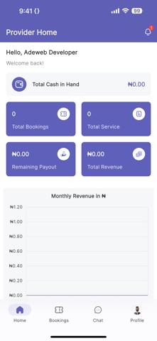 AnyTask: Provider iPhone screenshot