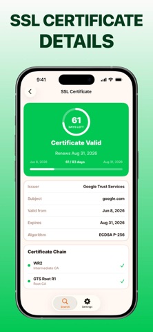 DomainTrace – Site Inspector screenshot