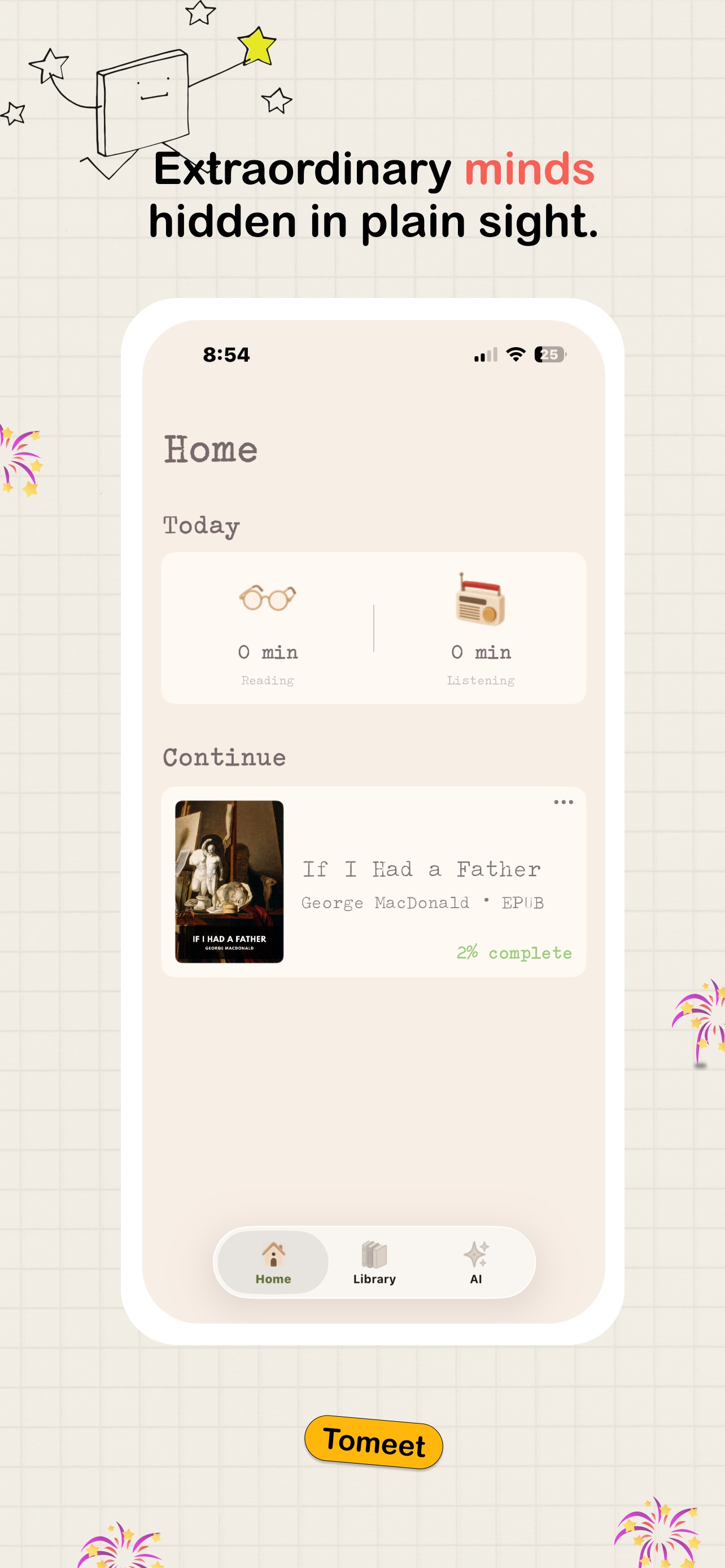 Screenshot 1 of Tomeet AI: Talk to Books