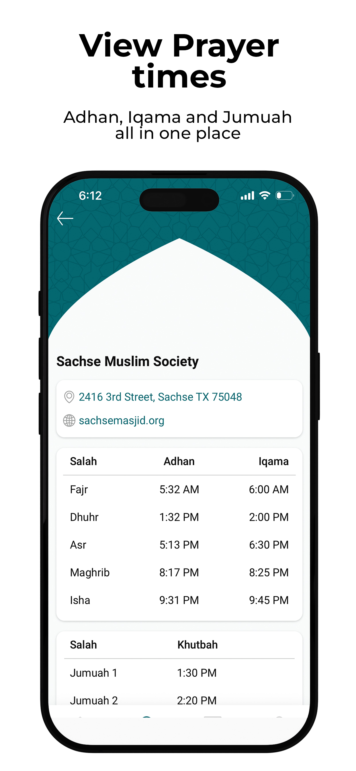 Smart Masjid screenshot 2