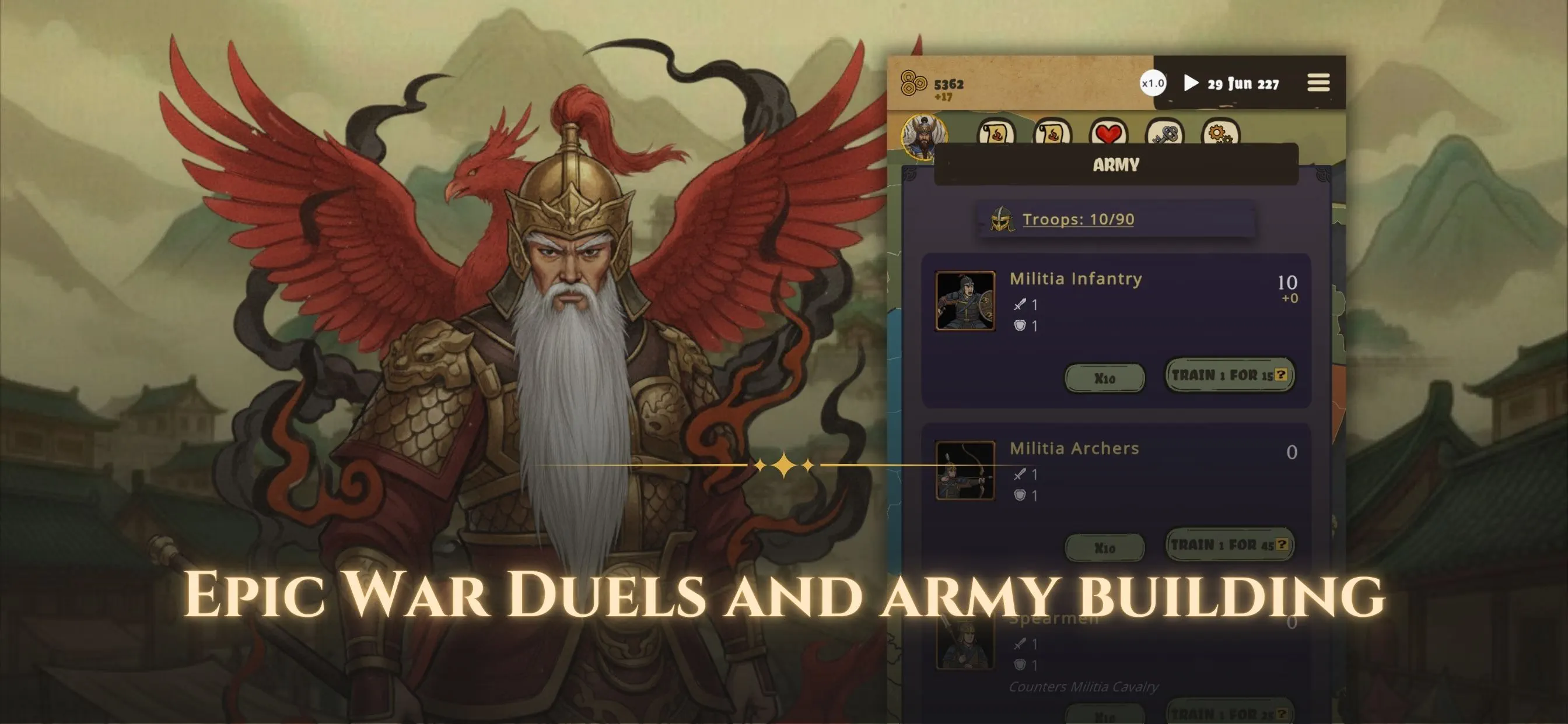 #5. Clovis - Three Kingdoms (iOS) بواسطة: Studio Zero Incorporated