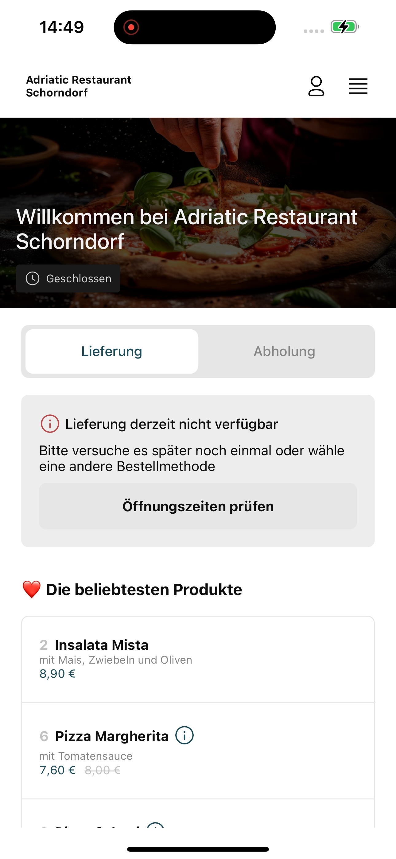 Adriatic Restaurant Schorndorf screenshot 6