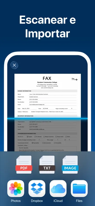 iFax - Fax Documentos online screenshot 3 of 10