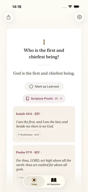 Catechize screenshot 1