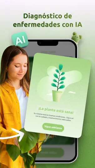 Captura de pantalla de PlantSense: Cuidado en iPhone 8