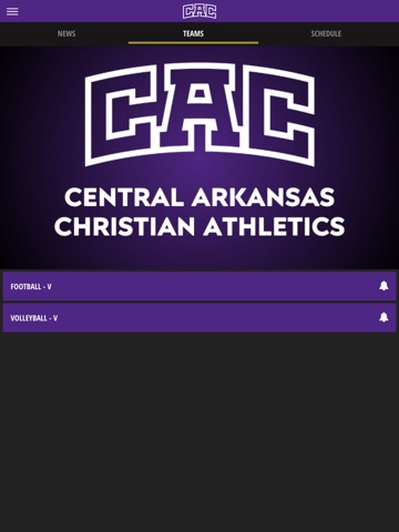 CAC Mustangs iPad screenshot