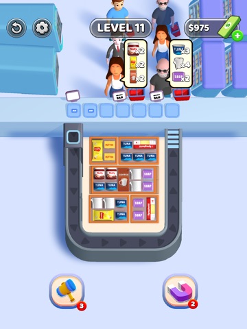 Supermarket Sort Factory! iPad screenshot
