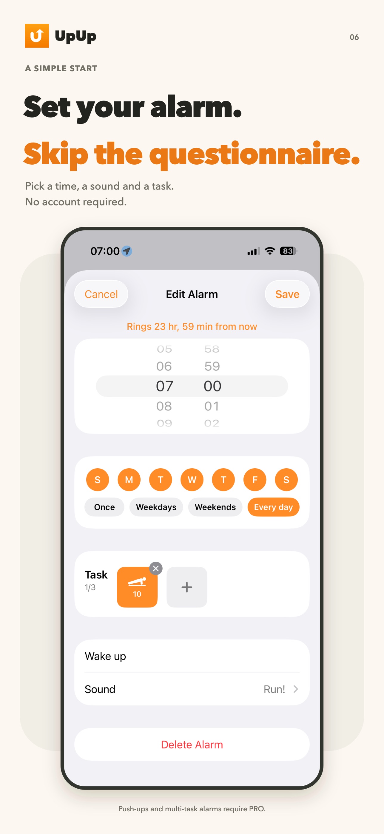 Screenshot 6 of UpUp: Push-up Alarm Clock
