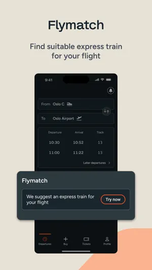 Flytoget screenshot 4