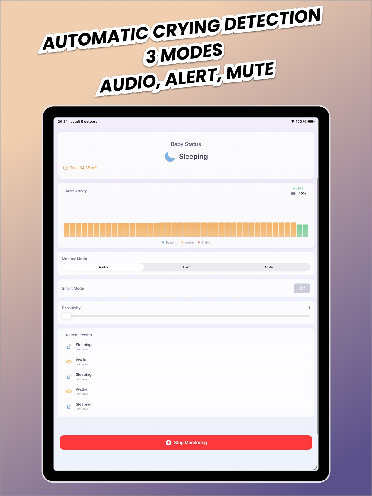baby monitor • Smart Babyphone ipad screenshot 2