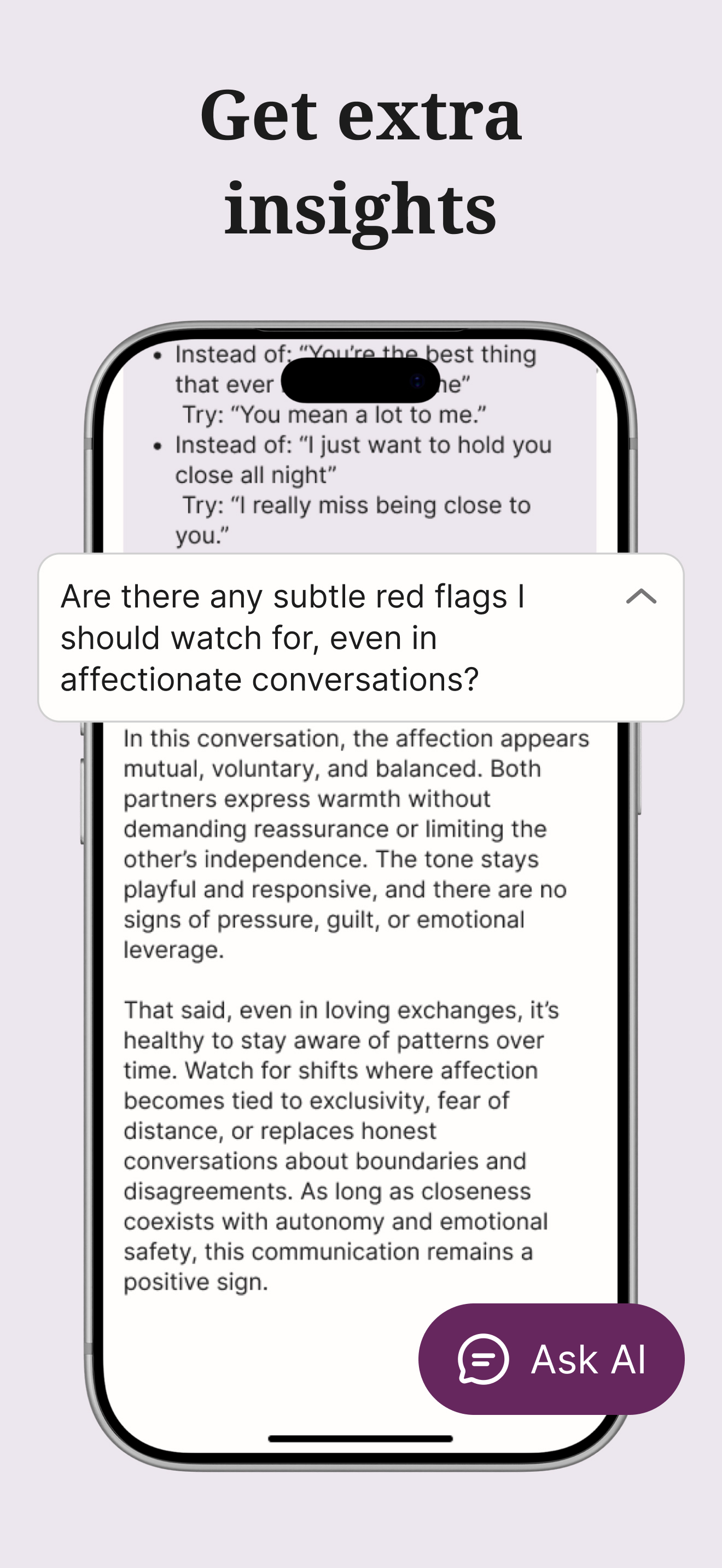 Tea Relationship AI Insights