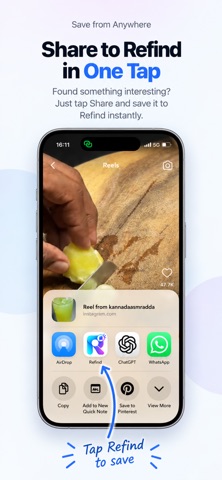 Offline Bookmark Saver: Refind screenshot 2