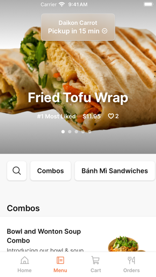 Daikon Carrot iPhone screenshot 2 - Food & Drink app
