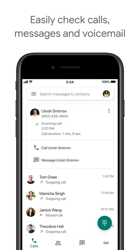 Google Voice screenshot 1 of 4