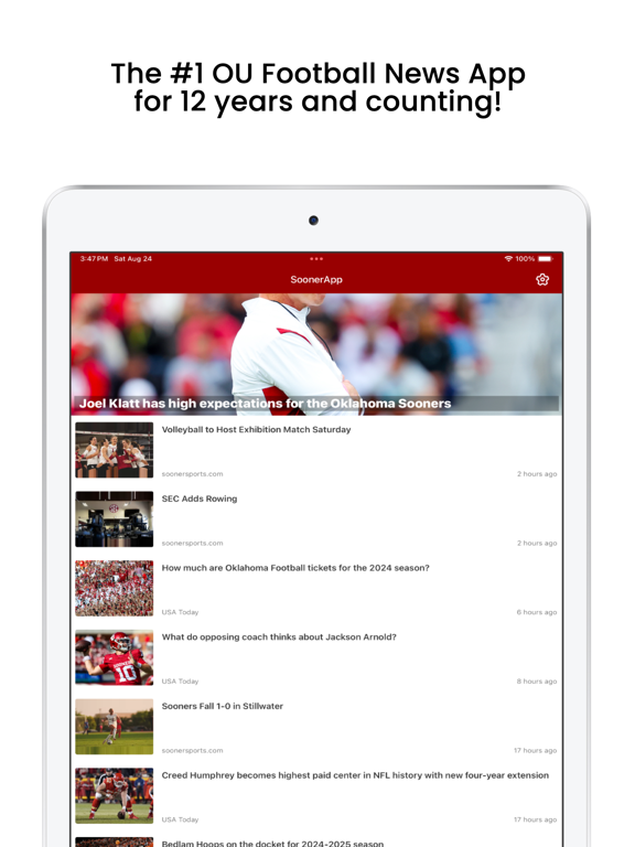 Screenshot #4 pour SoonerApp Oklahoma Football