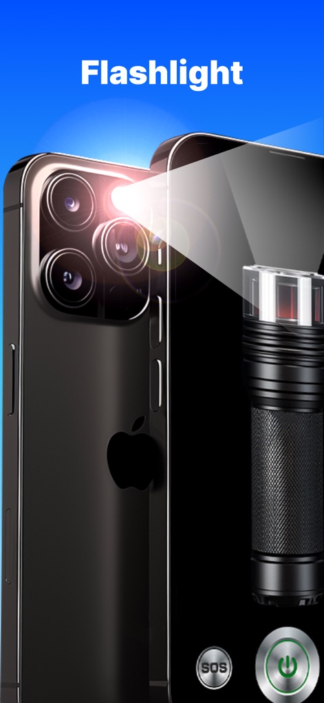 GA Auto Clicker - Beyond automation, the app includes practical "Flashlight" functionality, featuring "SOS" mode activation and adjustable brightness controls for everyday utility.