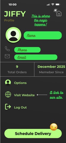 JIFFY Delivery! iPhone screenshot