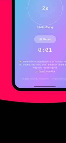 Breathe - 1min calm by nusoki screenshot