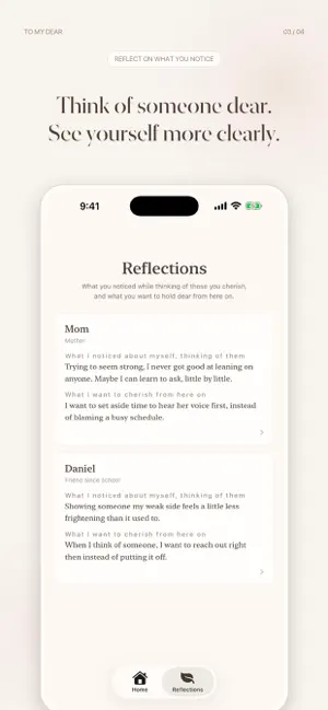 To My Dear: Reflection Journal screenshot 3