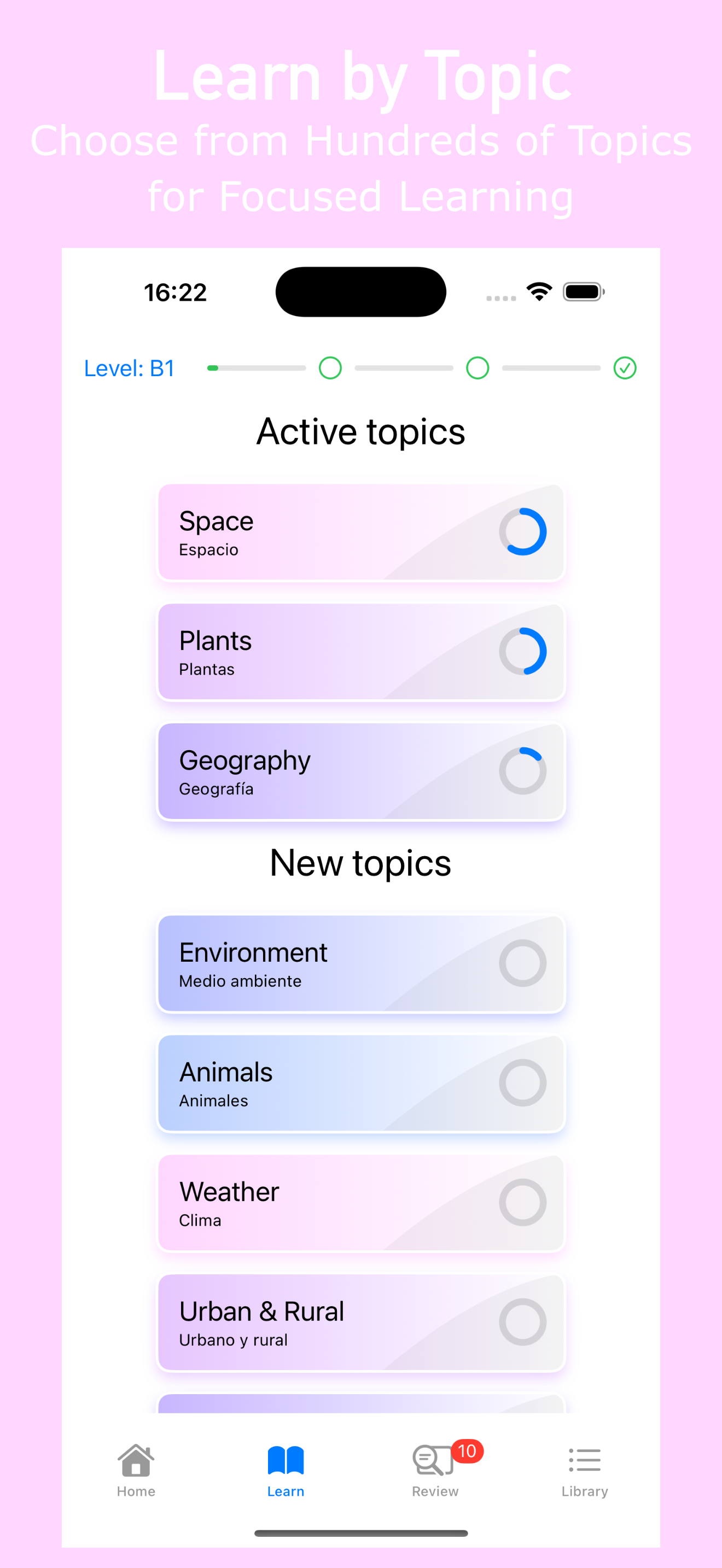 Spongy - Spanish Flashcards screenshot 2