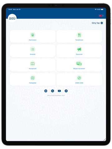 DEU Mobil iPad screenshot 1