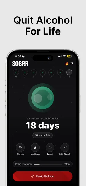 SOBRR: Quit Alcohol Now screenshot 1