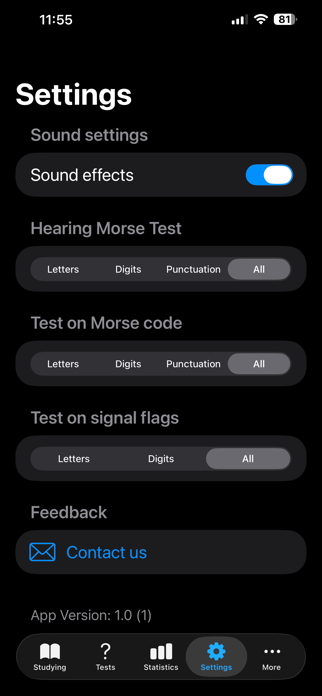 ICS: alphabet, Morse, flags Screenshot 9 of 10