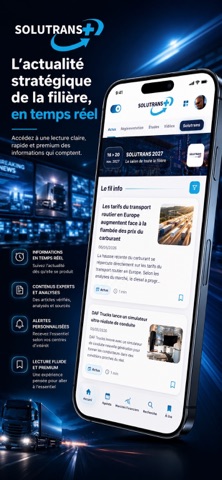 Solutrans + iPhone screenshot