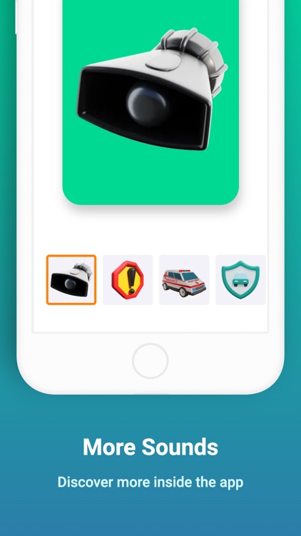 Air Horn Sounds & Police Siren screenshot-3