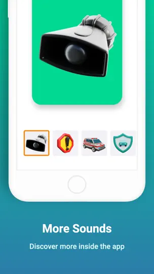 Capture d'écran de Air Horn Sounds & Police Siren sur iPhone 4