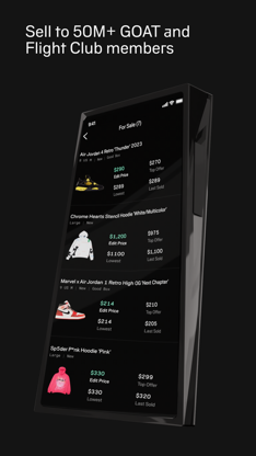 alias: sell sneakers + apparel screenshot 2