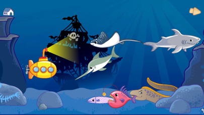 SEA ANIMAL fish games for kids Screenshot