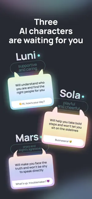 Luni Monster: chat for friends screenshot 4