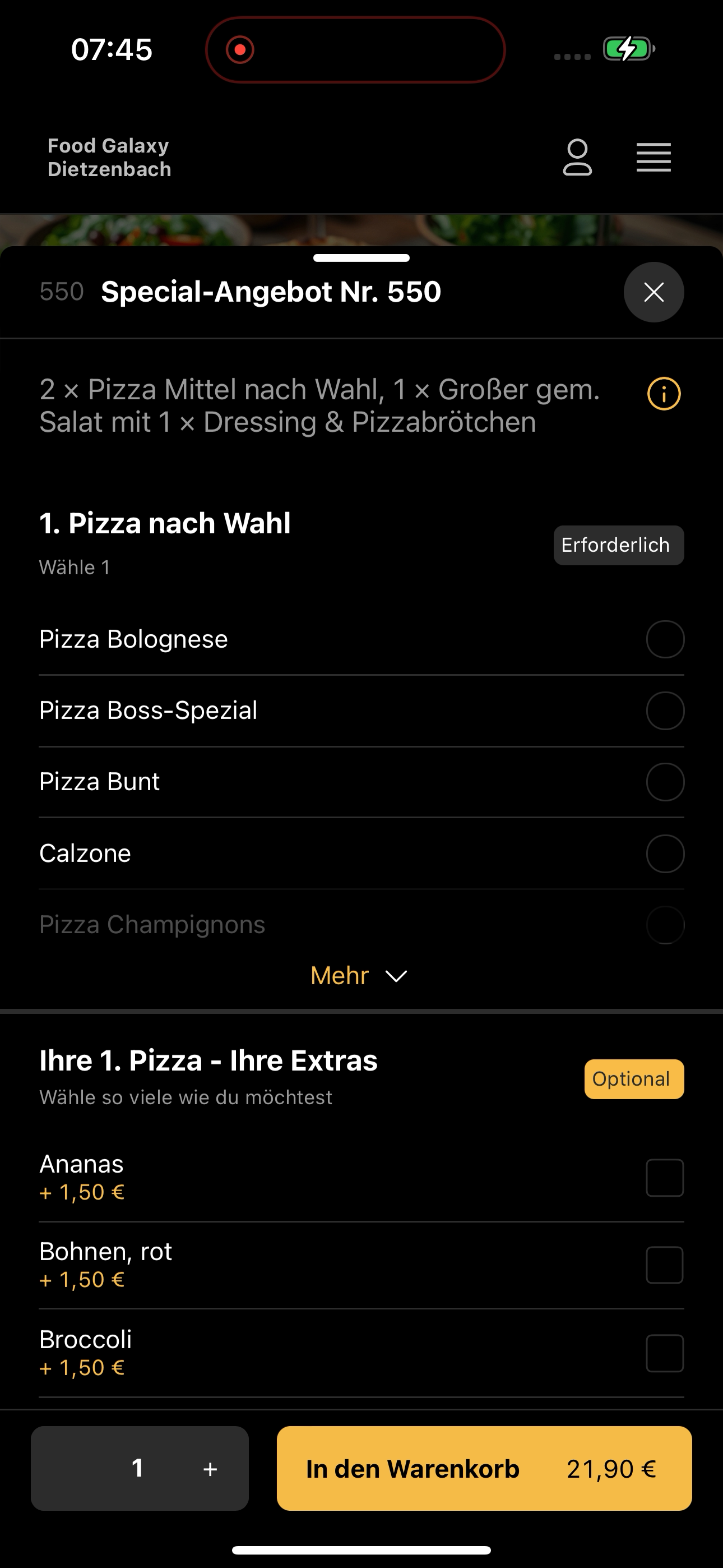 Food Galaxy screenshot 7