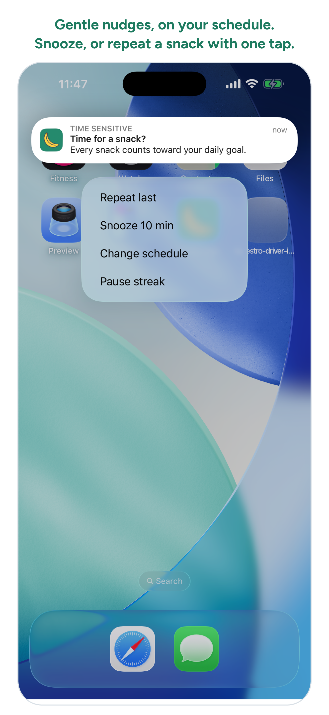 Snack App: Exercise Reminders screenshot 5